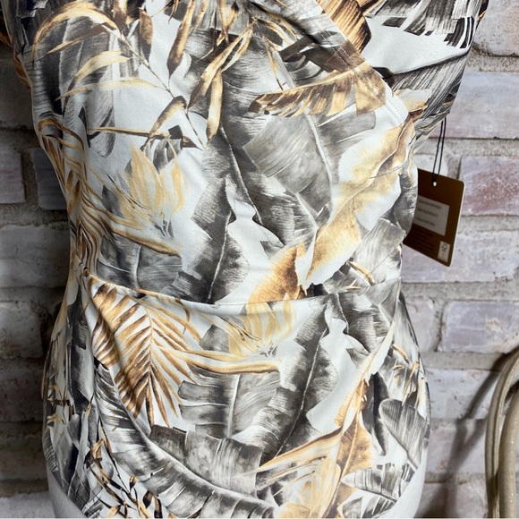 NWT Nip Tuck Retro' spective Jean Tummy Control One Piece Swimsuit - Picture 9 of 15